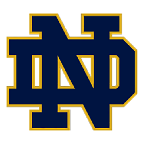 Notre Dame intertwined N and D logo large